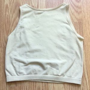 Beige crop top